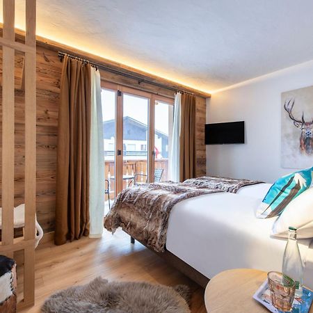 Papill'On - Boutique Hotel La Tzoumaz Bagian luar foto