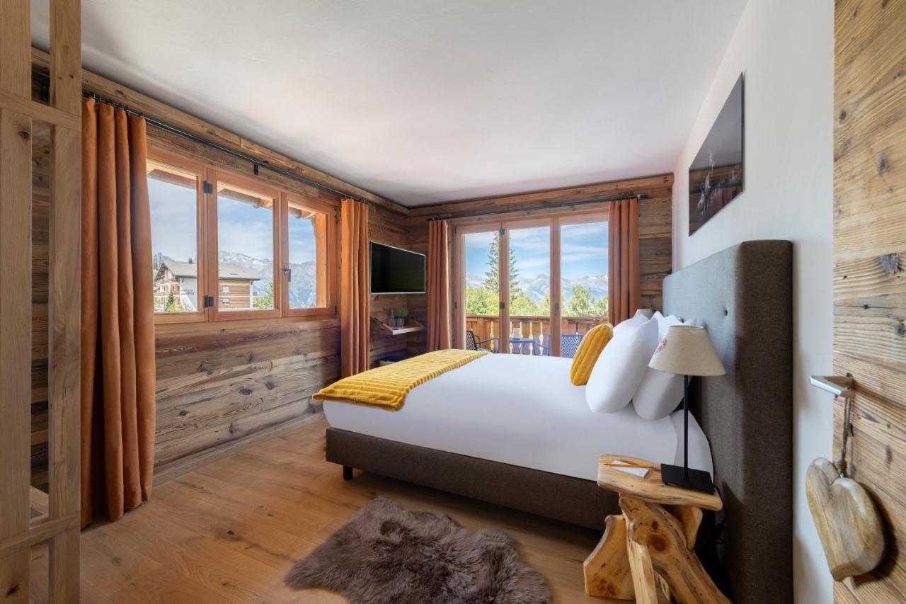 Papill'On - Boutique Hotel La Tzoumaz Bagian luar foto