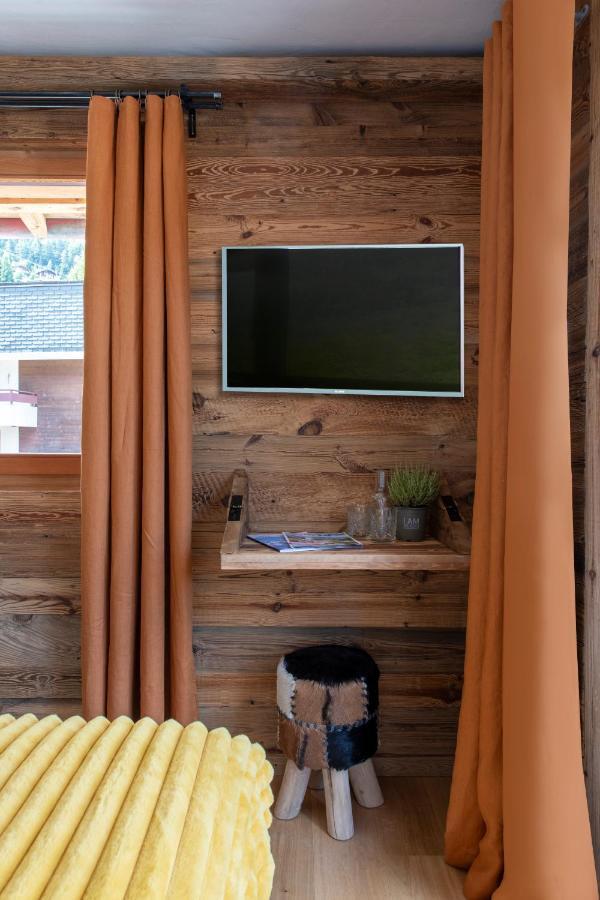 Papill'On - Boutique Hotel La Tzoumaz Bagian luar foto