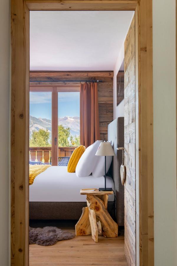 Papill'On - Boutique Hotel La Tzoumaz Bagian luar foto
