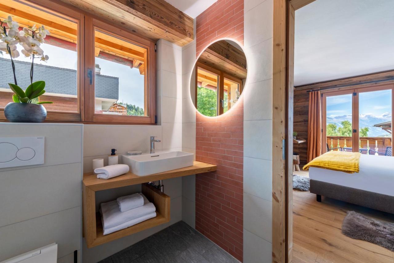Papill'On - Boutique Hotel La Tzoumaz Bagian luar foto