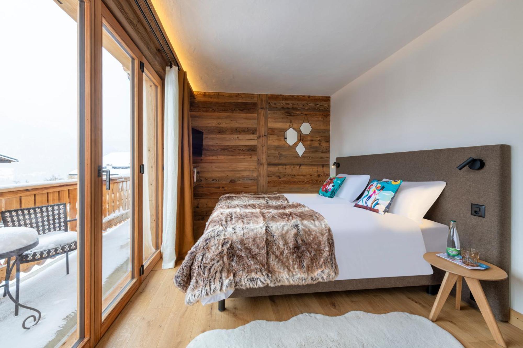 Papill'On - Boutique Hotel La Tzoumaz Bagian luar foto