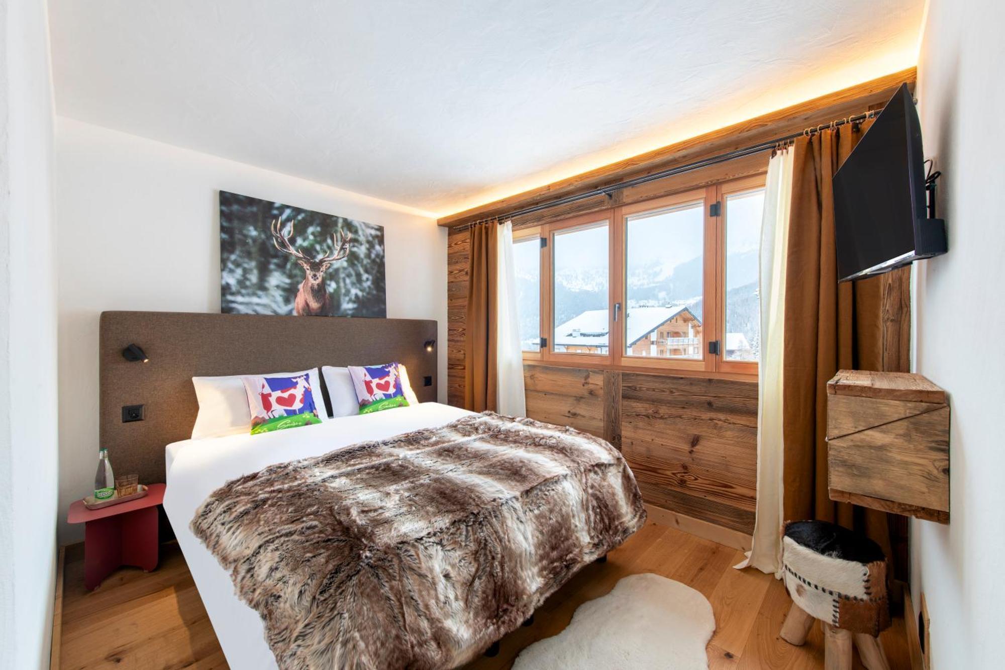 Papill'On - Boutique Hotel La Tzoumaz Bagian luar foto