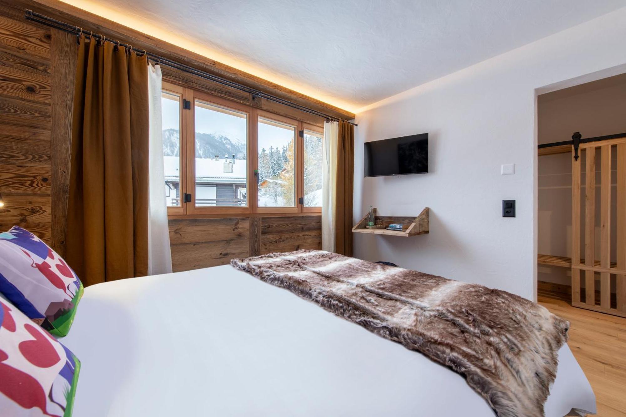 Papill'On - Boutique Hotel La Tzoumaz Bagian luar foto