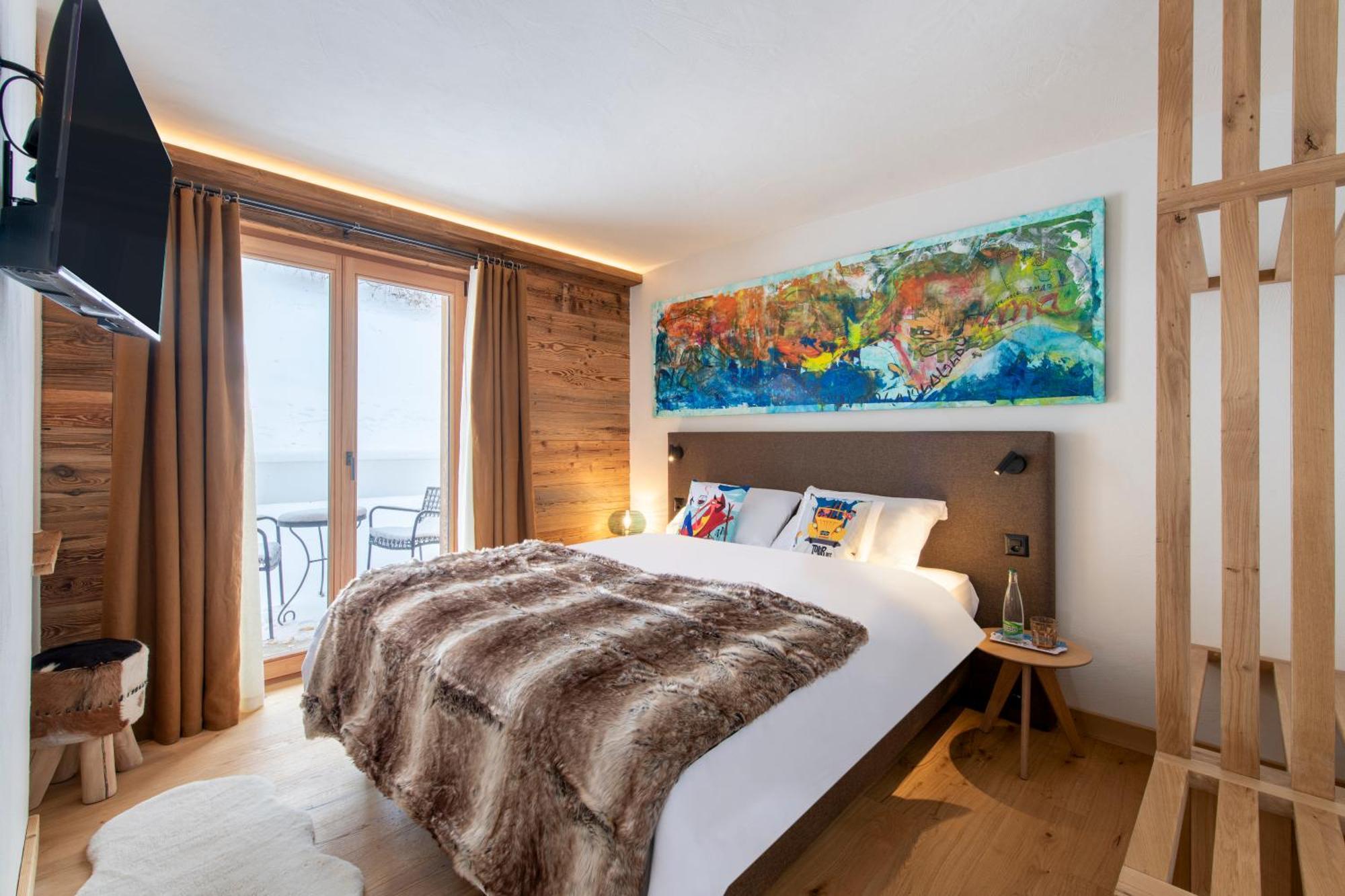 Papill'On - Boutique Hotel La Tzoumaz Bagian luar foto